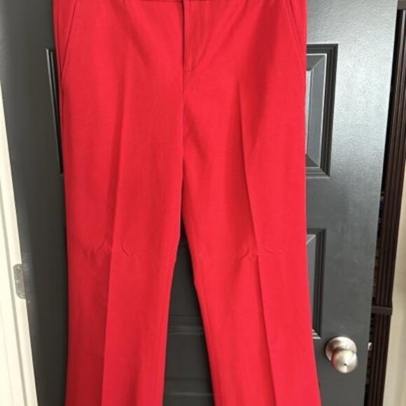 Banana Republic 12L Red Bootcut slacks - Picture 1 of 1